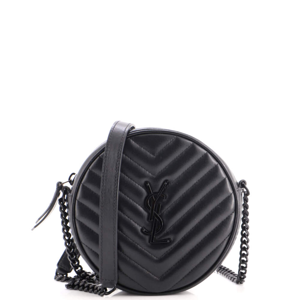 Saint Laurent Vinyle Round Camera Bag